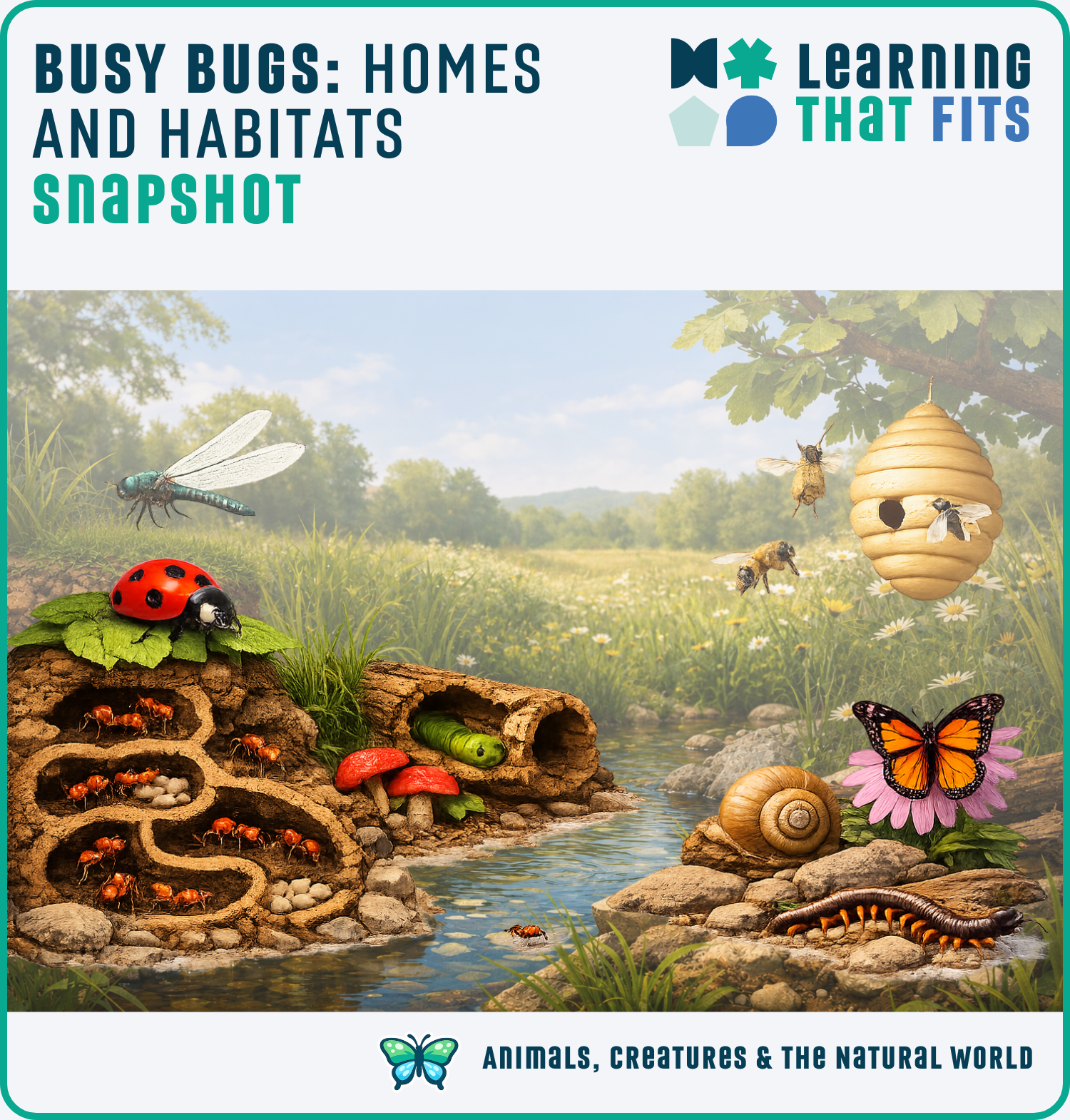 Busy Bugs: Homes and Habitats