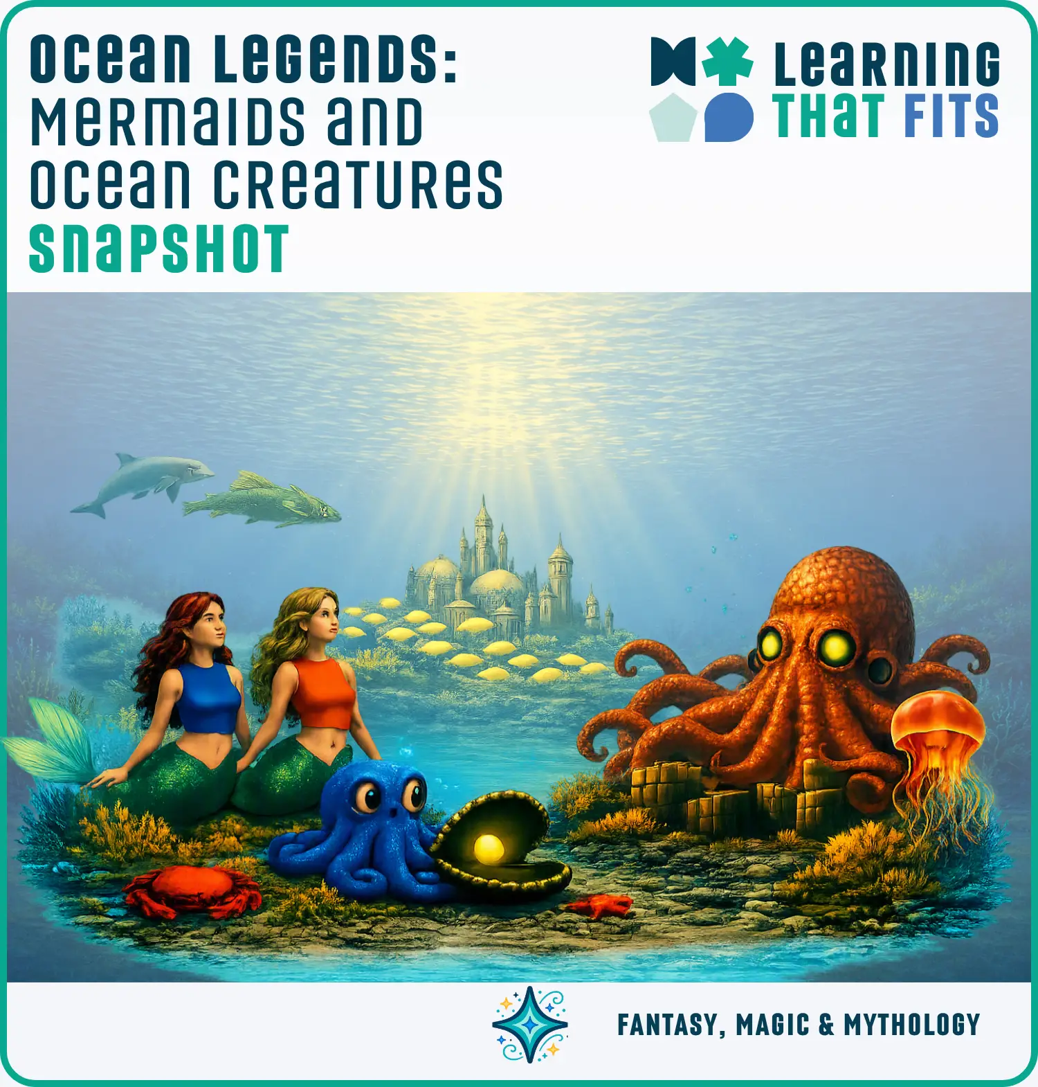 Ocean Legends: Mermaids and Ocean Creatures